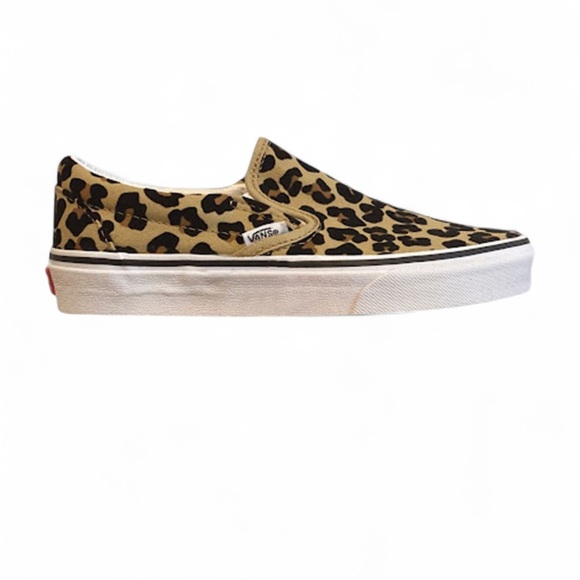 Vans | Leopard Animal Print Slip-On Sneakers | 7.5 - Picture 1 of 8